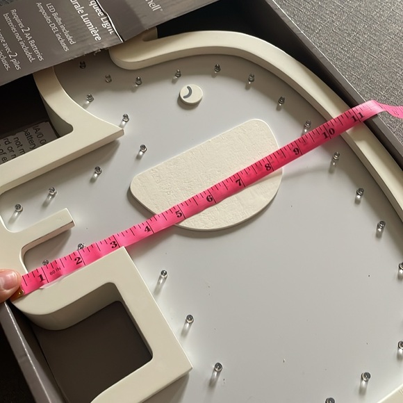 COPY - The Peanutshell Elephant White Elephant Marquee Wall Light - Picture 10 of 12